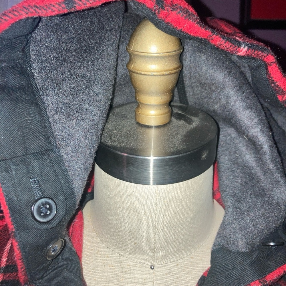 Gap Plaid Toggle Coat - image 2